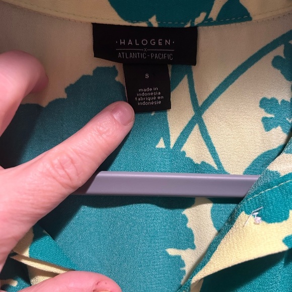 Green and Yellow Floral Dress - Picture 3 of 7